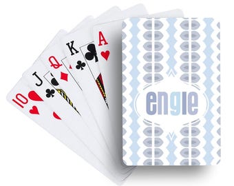 Personalized Playing Cards | Housewarming Gift | Hostess Gift |Engle