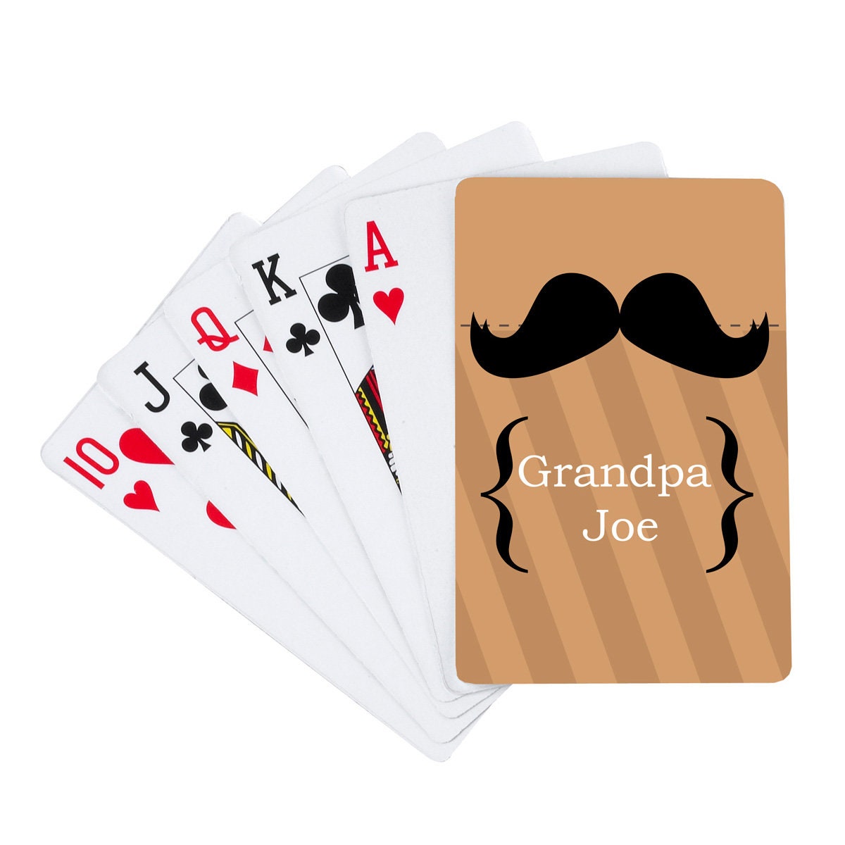 Moustache Playing Cards Custom Card Decks Personalized Etsy