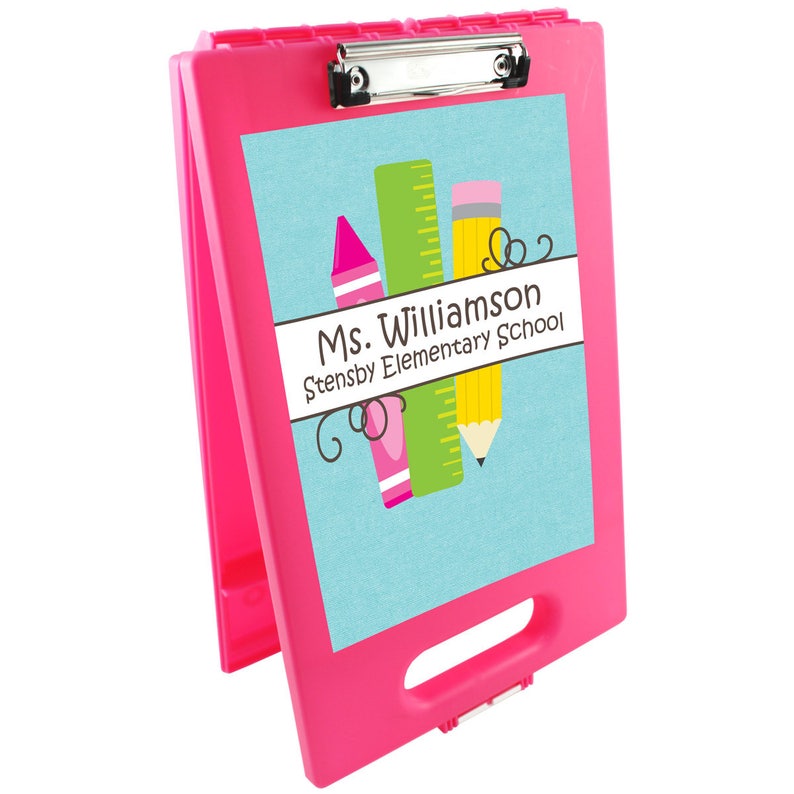 Class Utensils Personalized Clipboard Storage Case Custom Etsy