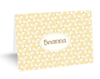 Personalized Stationery Set | Folded Note Cards, Elegant Gift Brianna