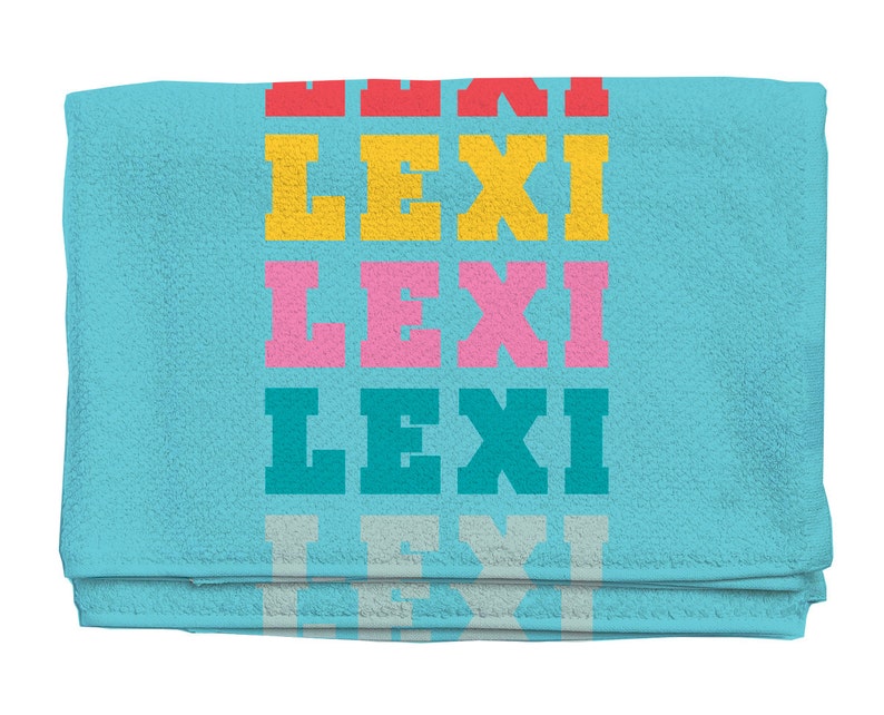 childrens personalized beach towels