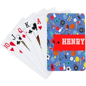 Jeux de cartes pour sports de camp | Cartes à jouer personnalisées
