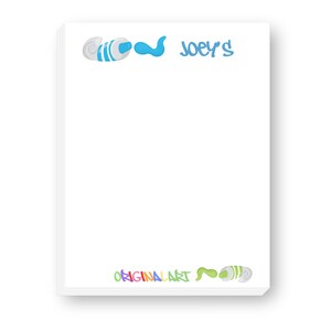 Squishy Paint Art Drawing Pad | Kids Gift | Custom Gift | Printed Notepad