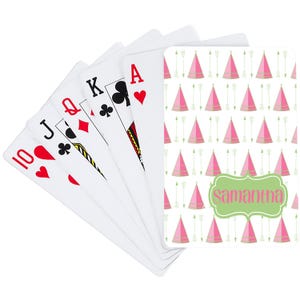 Tentes et flèches de jeu de cartes | Cartes à jouer personnalisées