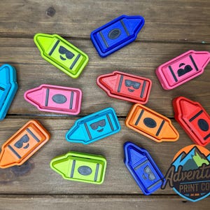 Wax Back Clicker Fidget, Crayon Fidget Clicker