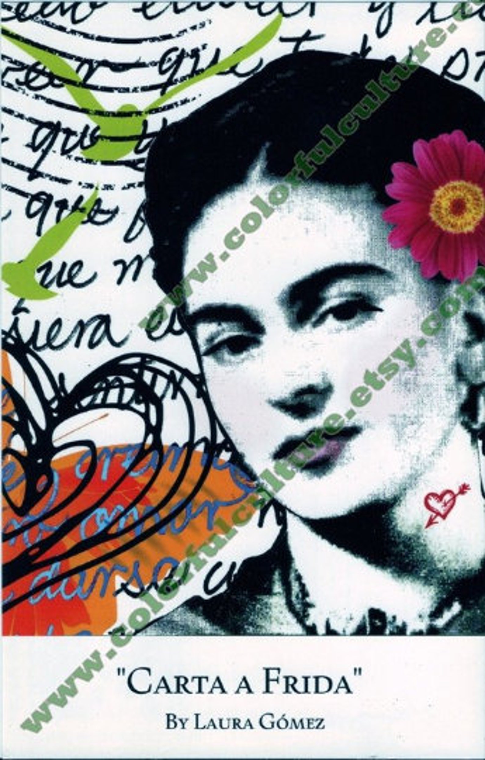 Carta a Frida / Letter to Frida by Laura Gomez Mini Print | Etsy