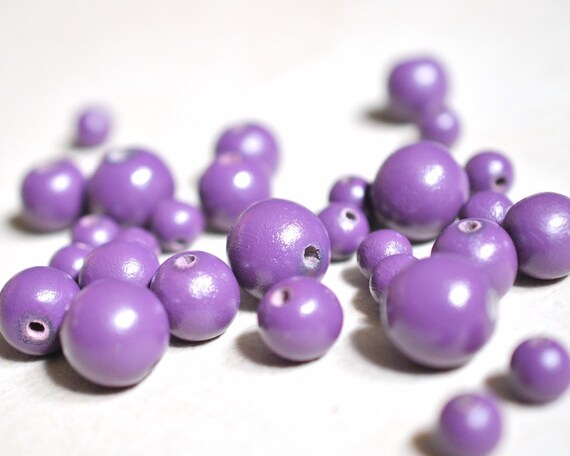 large purple beads