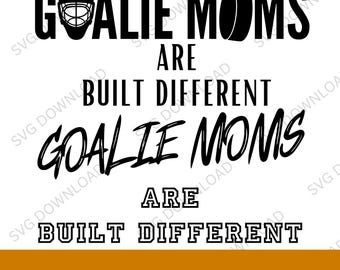 Torwart Mom SVG-Bundle: Hockeymams sind anders gebaut (PNG, SVG)