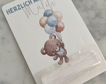 Personalized money card – gift for birth, Christmas or Ramadan – baby card, gift packaging for a cash gift – Lovely Moments