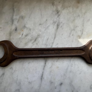 Vintage GEDORE 36/41 Wrench | Heavy Double Open-End Spanner | Industrial Decor | Rustic Tool | 700g Steel Collectible