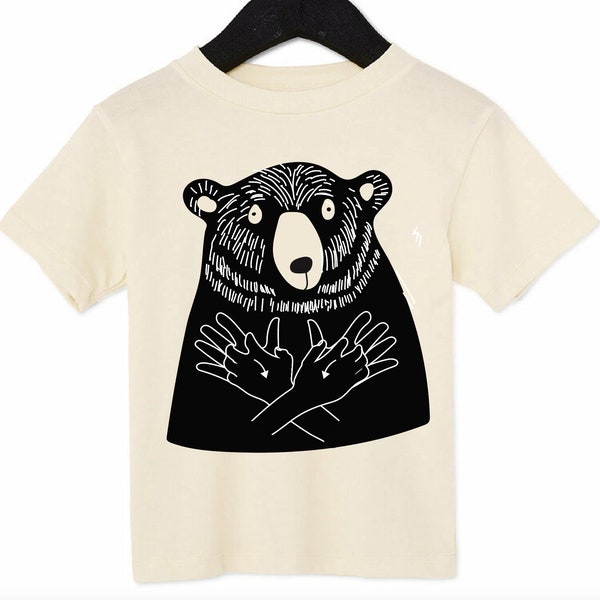 Bear in American Sign Language shirt *adult*