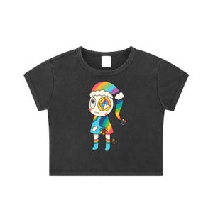 Snow Washed Crop Top