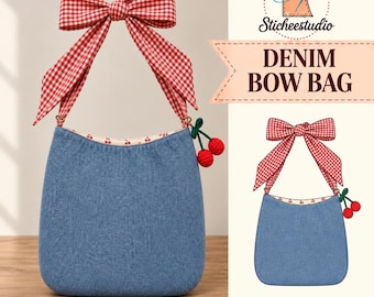 Hobo Bag Sewing Pattern | Slouchy Shoulder Bag Tutorial | Beginner Friendly (PDF Download)