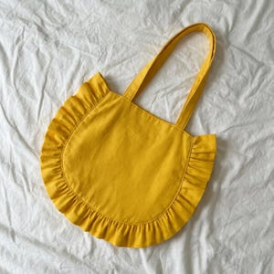 Patrón de costura para bolso de mano con volantes: bolso de hombro ideal para principiantes (patrón en PDF)