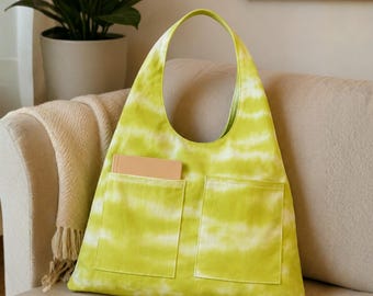 Hobo Bag Sewing Pattern PDF | Easy Beginner Bag With Two Pockets | Fully Lined Slouchy Bag Pattern | A4 US Letter | Instant Download