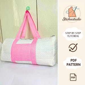 Duffel Bag Sewing Pattern, Weekender Bag Pattern, PDF Download A4/A0/US Letter