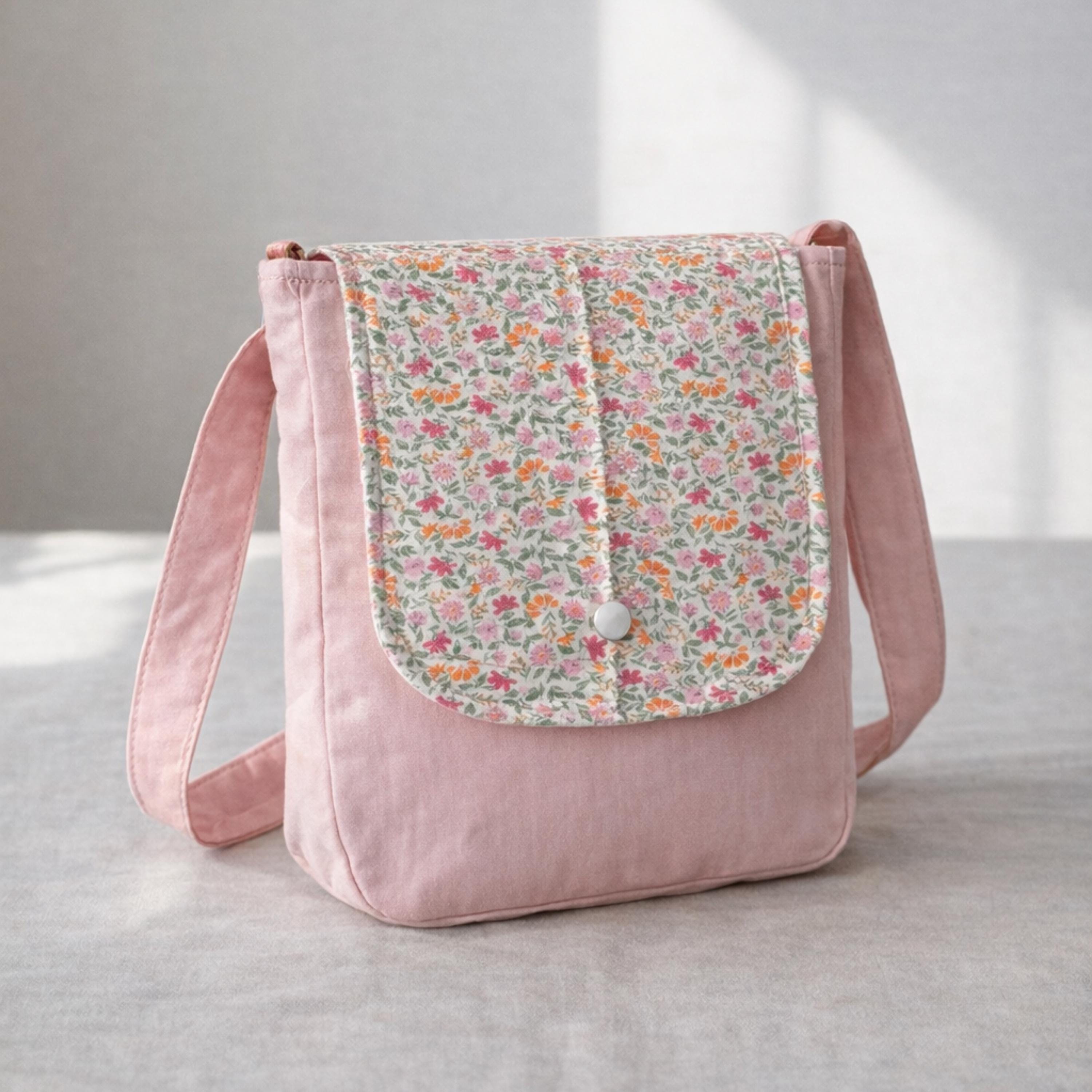 Flap Sling Bag PDF Sewing Pattern | Crossbody Shoulder Tote (digital ...