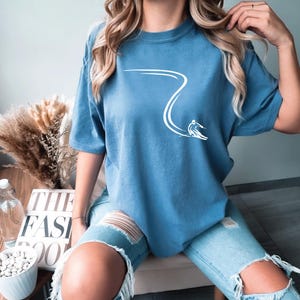 Skiing Lines Shirt: Snow Sports Tshirt, Winter Sports Tee, Ski Shirt,ss0608