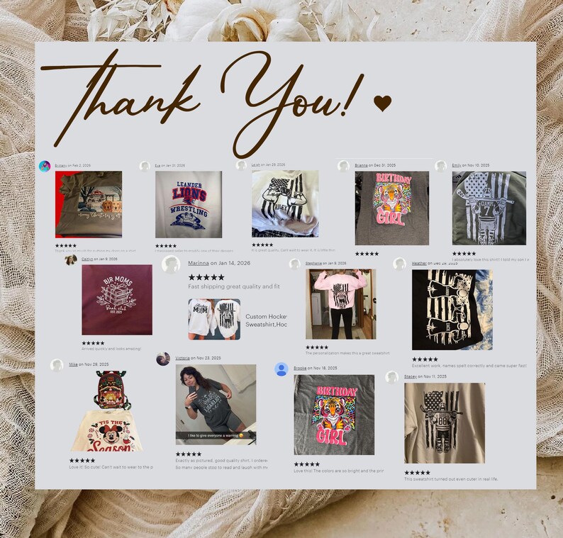 The image is a collage of various t-shirt designs featuring different themes, such as American football, birthday girls, and military motifs. The collage includes images of t-shirts with text, graphics, and other design elements, showcasing a diverse range of styles and subjects.