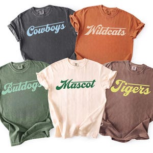 Custom Mascot Shirt, School Logo Tee, Custom School Team Sweatshirt, Personalized Team Hoodie, Team Mascot Name Shirt,SS0964
