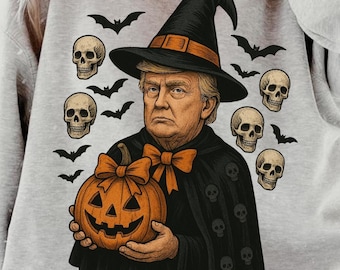Make Halloween Spooky Again PNG, Trump Halloween Png, Halloween Png, Retro Halloween Png, Spooky Png, Trendy Halloween Png, Trump Png