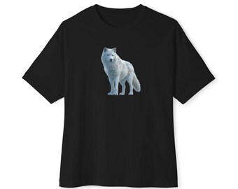 Arctic Wolf Illustration Tee | White Wolf Graphic Tee