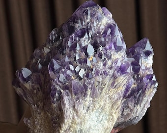 Cathedral Amethyst Cluster – Natural Brazilian Crystal for Energy & Home Decor