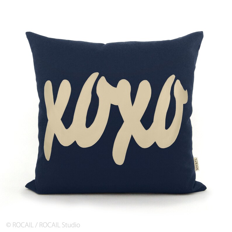 Personalized Word Pillow Case  Letter Symbol Text Cushion image 4