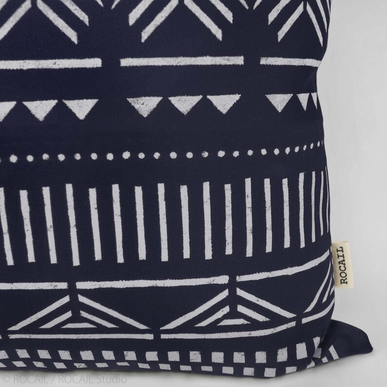 Personalized African Mudcloth Inspired Decorative Pillow Case Etsy