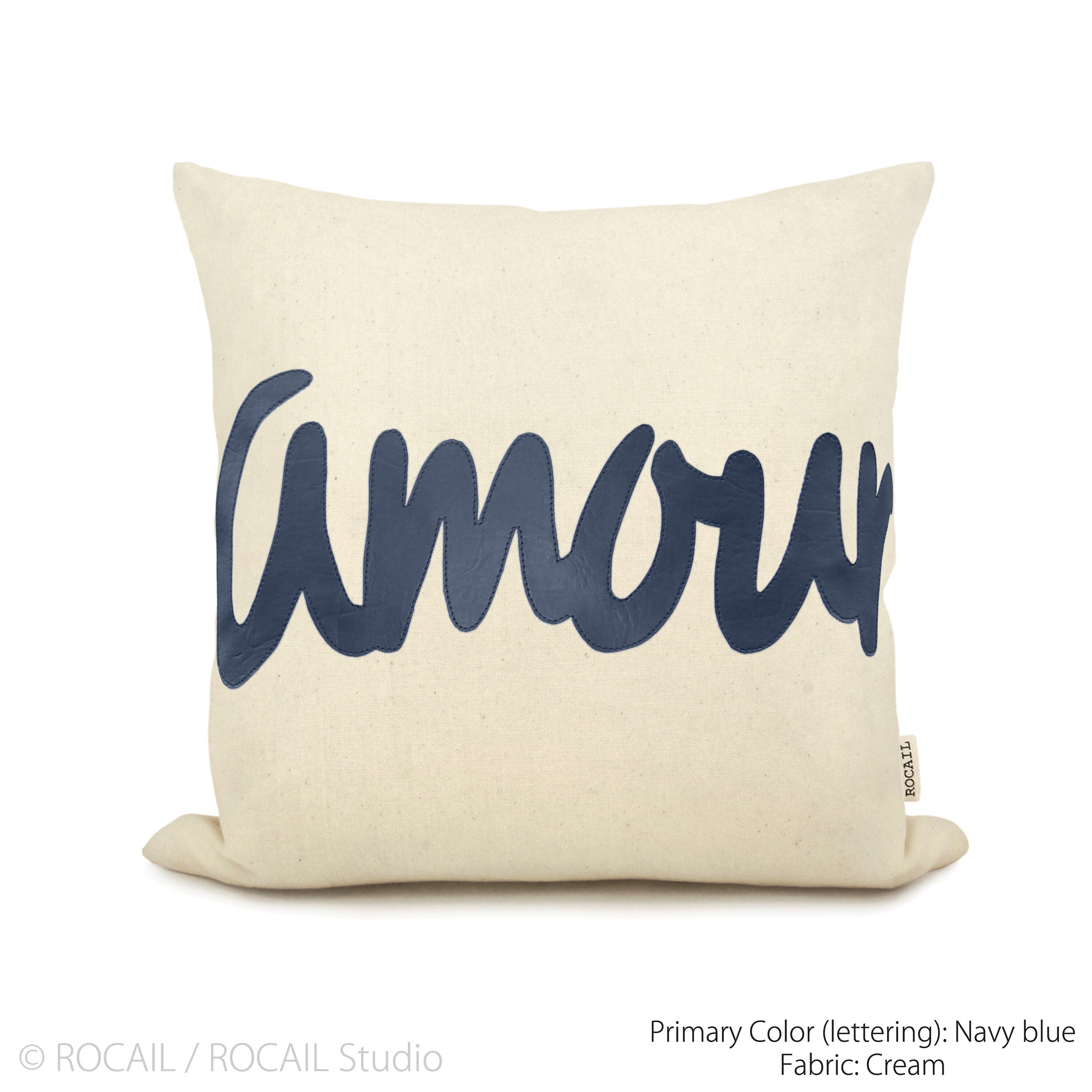 Personalized Word Pillow Case Letter Symbol Text Cushion Etsy