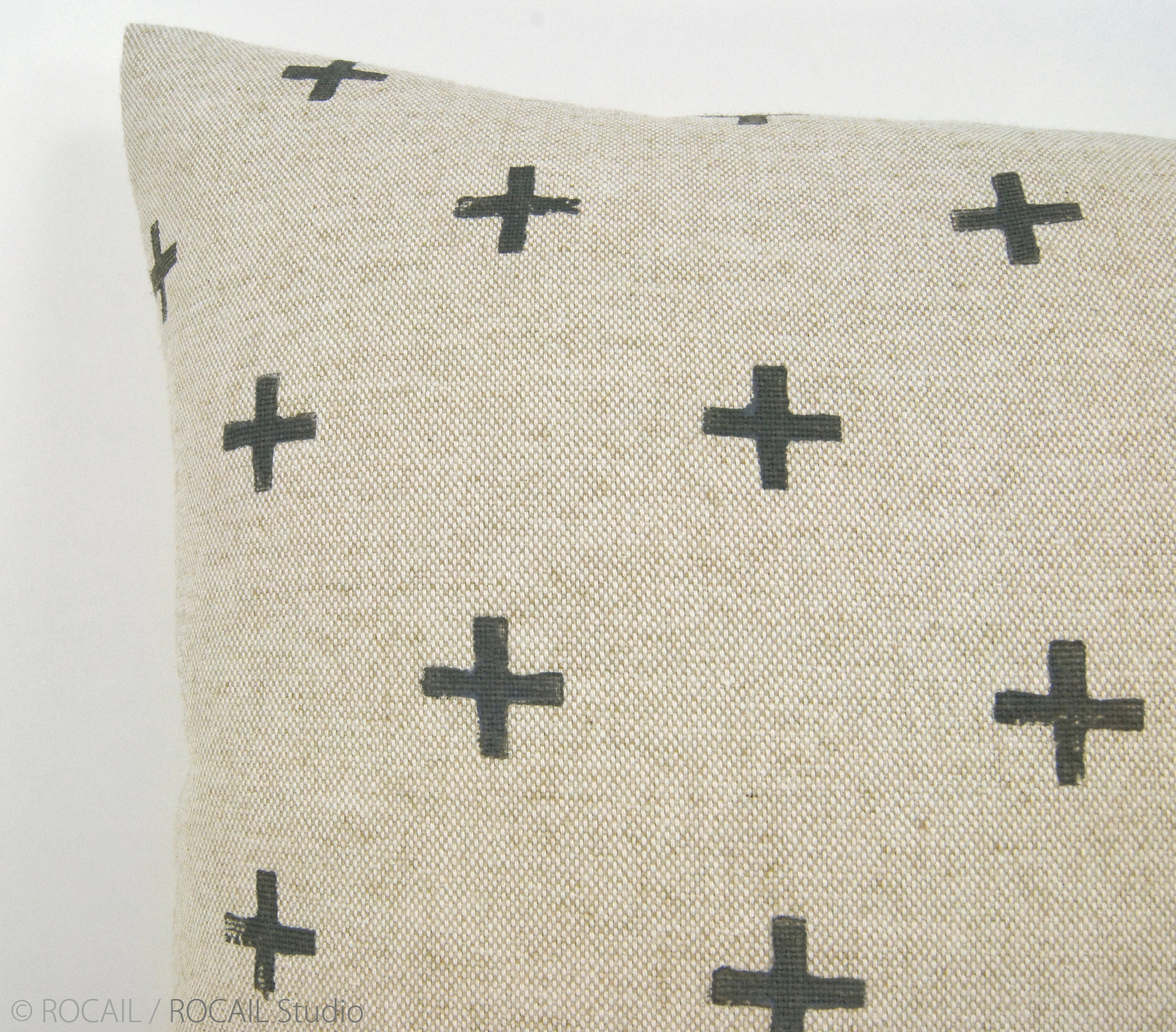 - Embroidered Swiss Cross Pillow