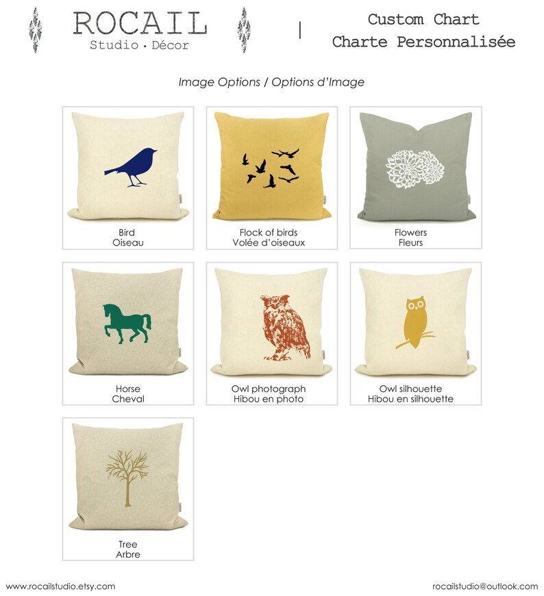 20x20 Personalized Pillow Case Your choice of print color Etsy