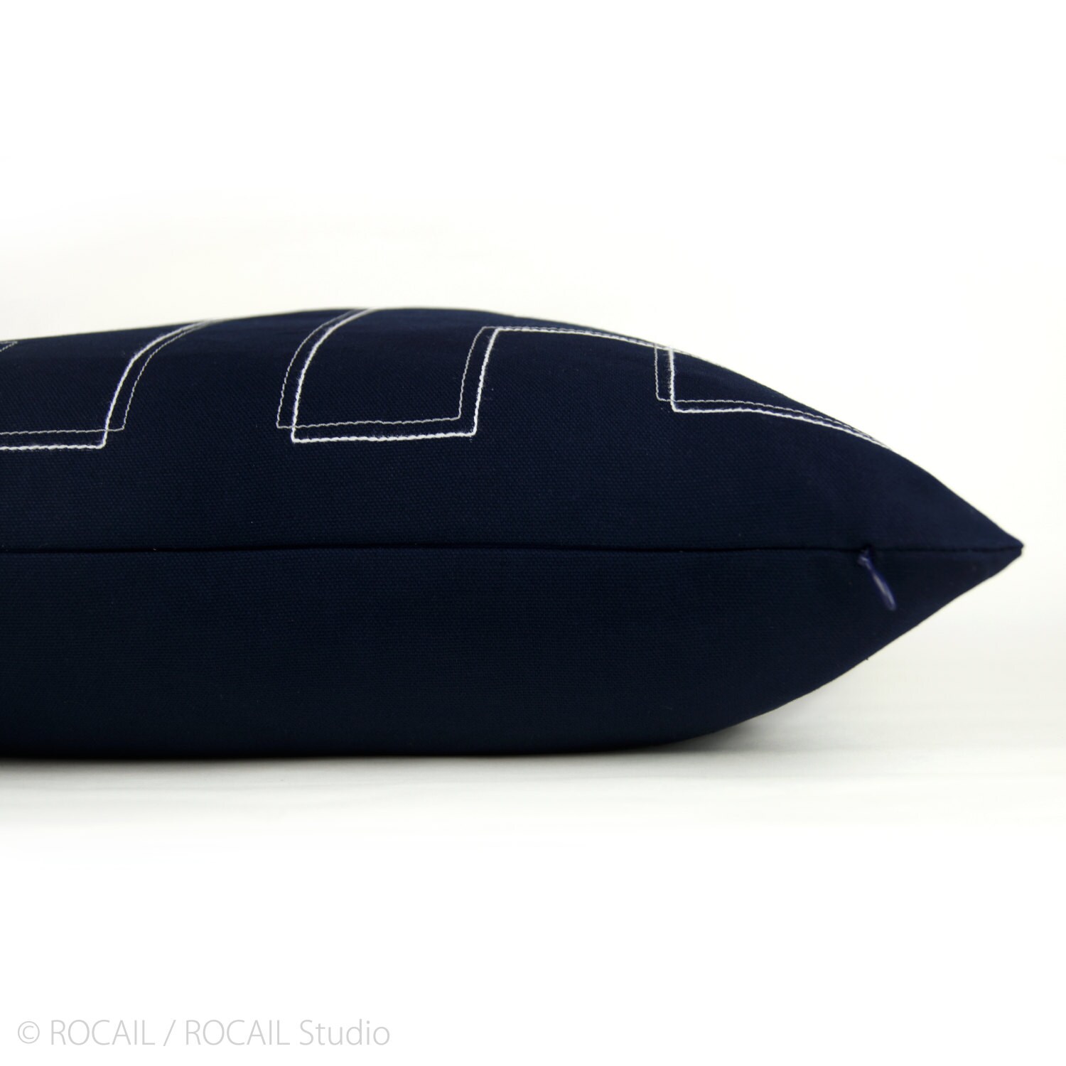 Navy Blue Decorative Pillow Covers in 18x18 20x20 Grey and Etsy Canada