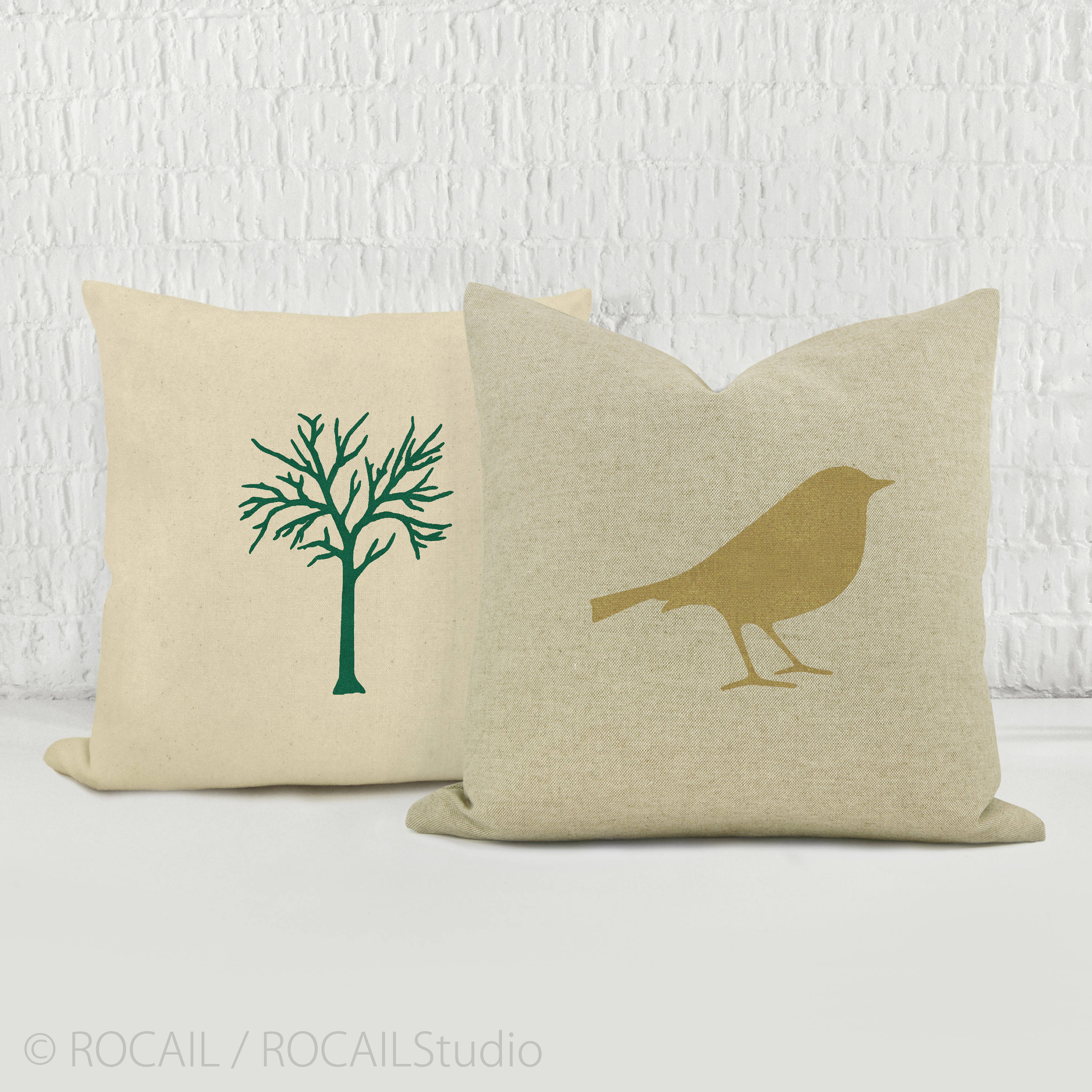 20x20 Personalized Pillow Case Your choice of print color Etsy