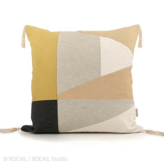 Color block pillows abstract geometric Color block pillows abstract geometric