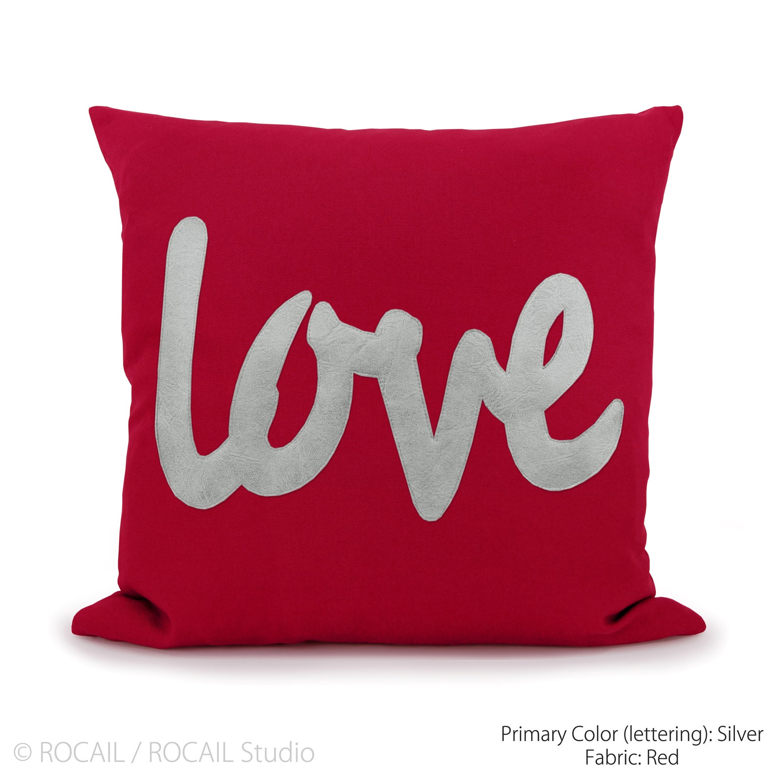 Personalized Word Pillow Case Letter Symbol Text Cushion Etsy