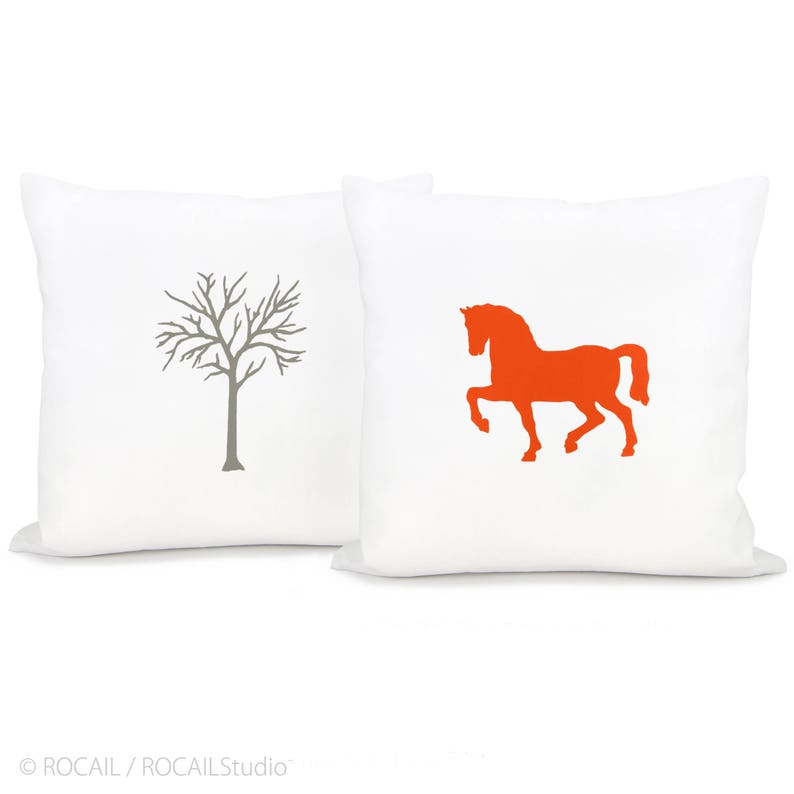 20x20 Personalized Pillow Case Your choice of print color Etsy