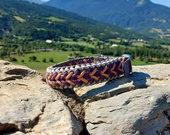 Hundehalsband aus Paracord und Biothane
