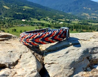 paracord and biothane dog collar