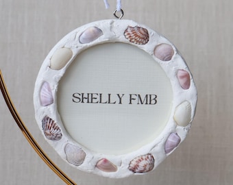 Florida Shell Frame Ornament Christmas Decoration