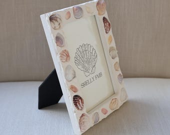 4x6 Florida Shell and Wood Coastal Picture Frame