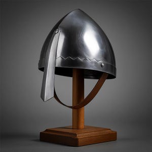Viking Norman Helmet – Handmade Medieval Armor Replica for LARP, Cosplay, Renaissance Fair & Collectors | Norse Warrior Helm