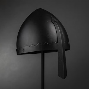 Viking Norman Helmet – Handmade Medieval Armor Replica for LARP, Cosplay, Renaissance Fair & Collectors | Norse Warrior Helm