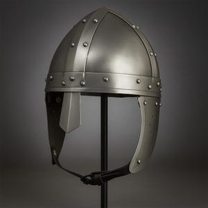 Viking Norman Helmet – Handmade Medieval Armor Replica for LARP, Cosplay, Renaissance Fair & Collectors | Norse Warrior Helm