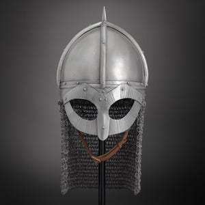 Wikinger Normannen Helm - Mittelalterliche Rüstung für Larp, Cosplay, LARP & Cosplay | Nordischer Krieger Helm