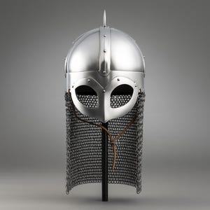 Viking Norman Helmet – Handmade Medieval Armor Replica for LARP, Cosplay, Renaissance Fair & Collectors | Norse Warrior Helm