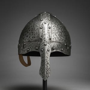 Viking Norman Helmet – Handmade Medieval Armor Replica for LARP, Cosplay, Renaissance Fair & Collectors | Norse Warrior Helm