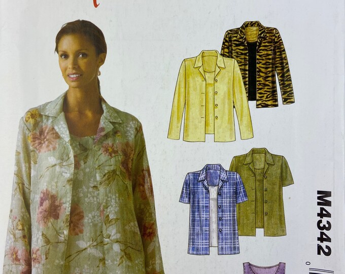 4342 Pattern Mccall's 4342 Women's Sewing Pattern Shirts Top 16 - 22 UNCUT - Etsy