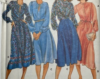 Butterick 5665 Women's Sewing Pattern Blouse Skirt 14 UNCUT