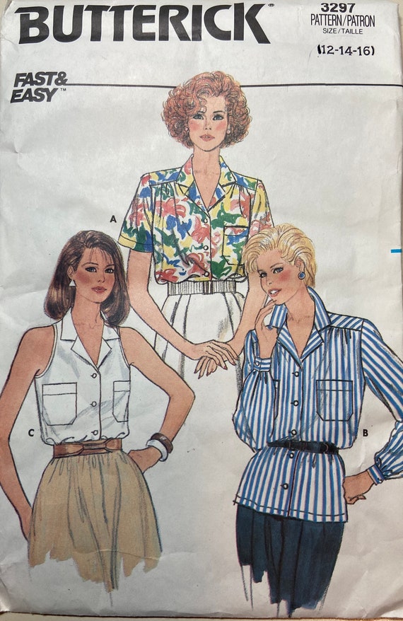 Style 2755 Women's Sewing Pattern Blouses 6-18 UNCUT